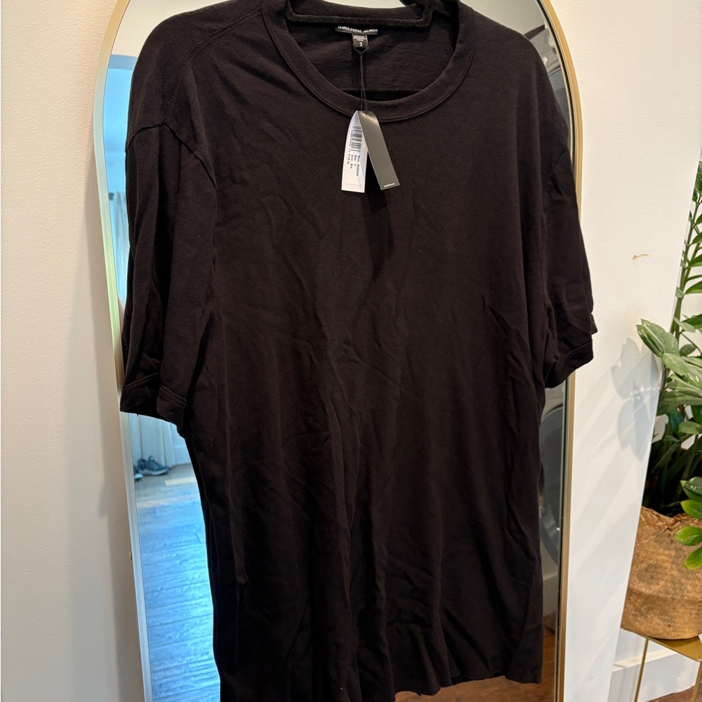 NWT James Perse Slub Jersey Short Sleeve Crew